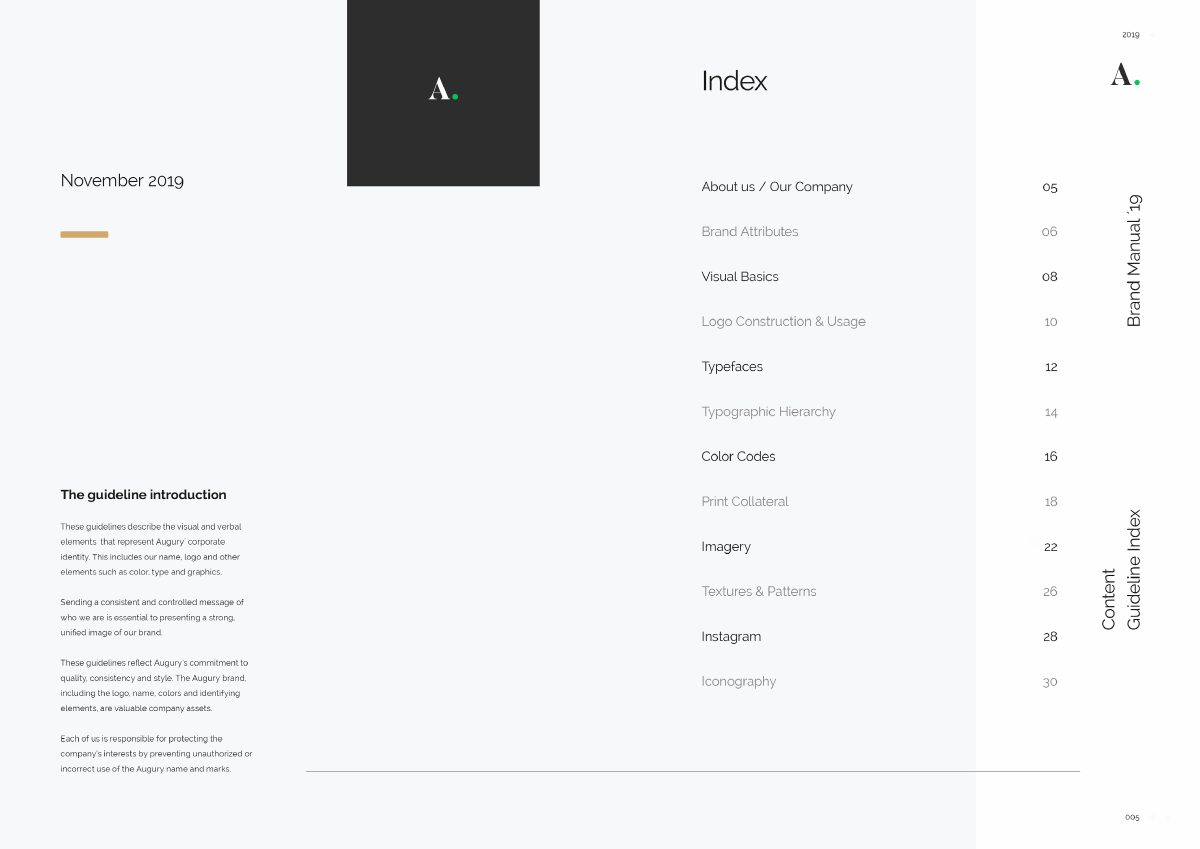 Augury SaaS dashboard design