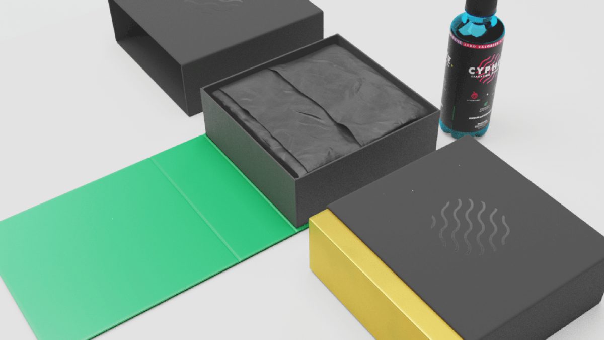 Cypher energy-drink branding and packaging