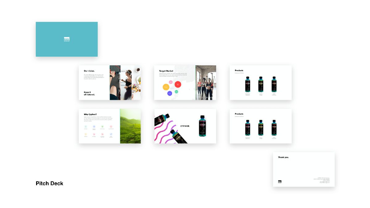 Cypher energy-drink branding and packaging