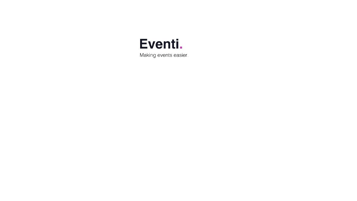Eventi events platform design