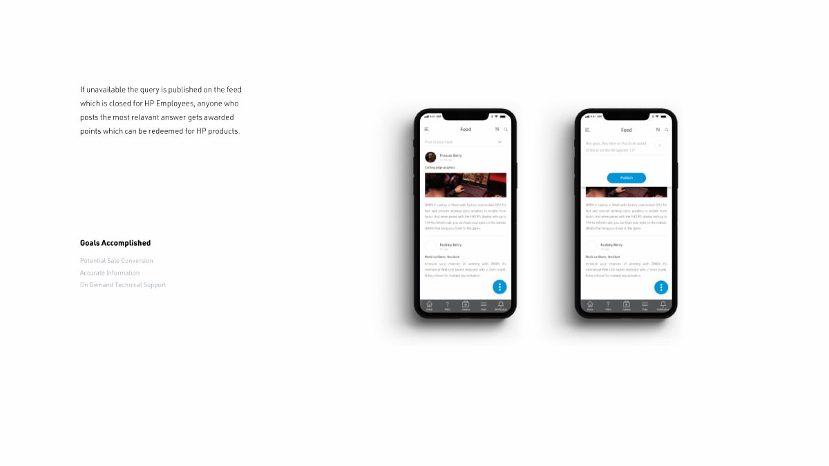 HP product and interaction design