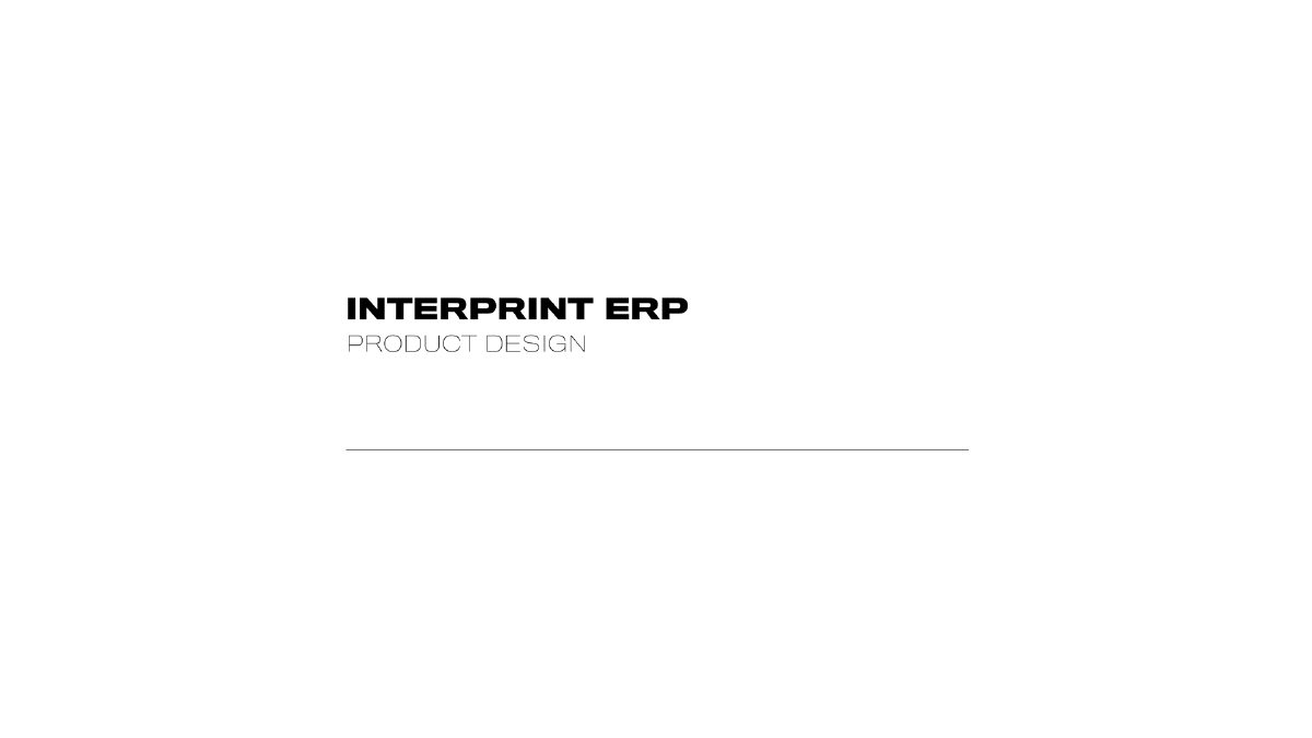 Interprint branding and web design