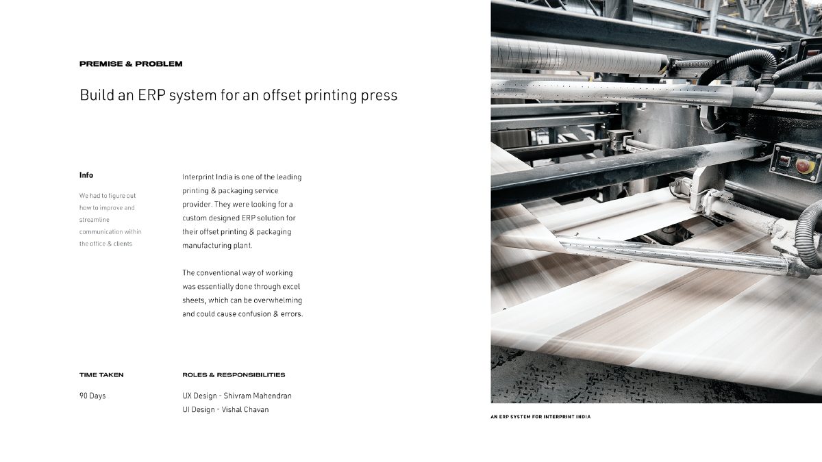 Interprint branding and web design